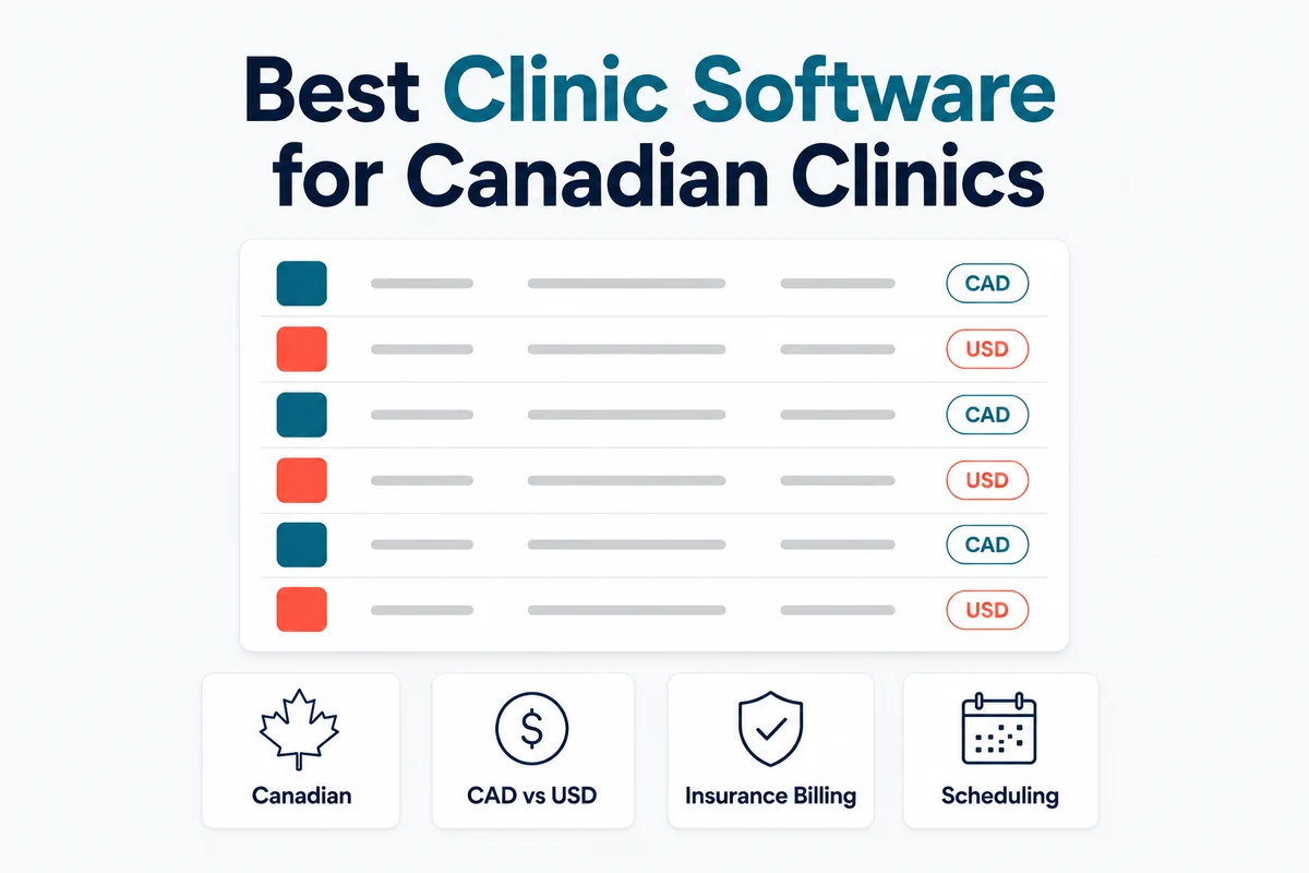 Best Clinic Software for Canadian Multidisciplinary Clinics