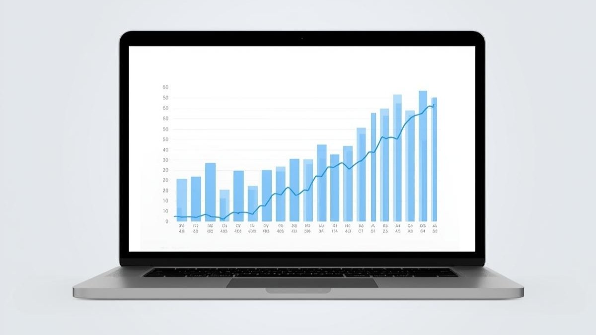laptop-showing-growth-chart-for-improving-google-business-profile-performance