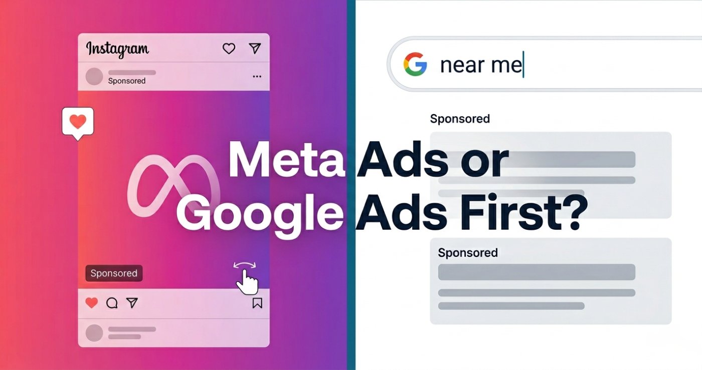 Meta Ads or Google Ads First? A Local Business Guide for 2026